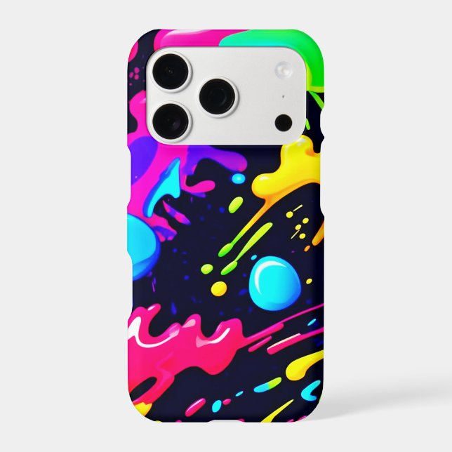 Abstract Liquid Colour Explosion Art (Back)