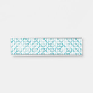 Abstract Liquid Fluid Graphic Art Door Sign