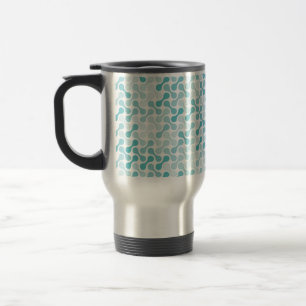 Abstract Liquid Fluid Graphic Art Travel Mug