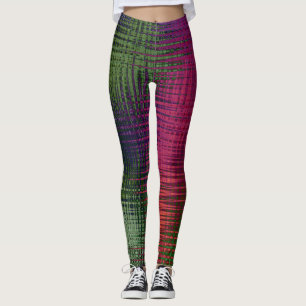 Abstract liquid texture ice glass crystal frozen m leggings