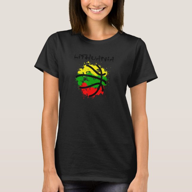 Abstract Lithuania BB  Lietuva Got Game by Lithuan T-Shirt (Front)