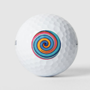 Abstract Lollipop Golf Balls