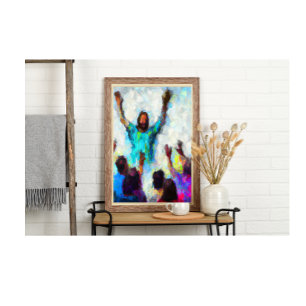 Abstract Lord We Need You Now More Than Ever Poster