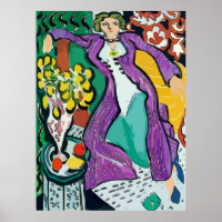 Abstract Lounging Woman, French Style