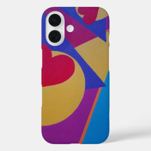 Abstract Love Heart Phone Case