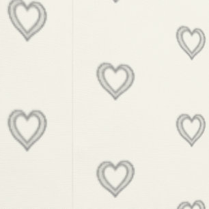 Abstract Love Hearts Pattern Cream Wallpaper