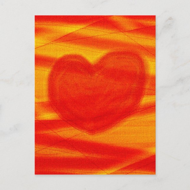 ABSTRACT LOVE POSTCARD (Front)