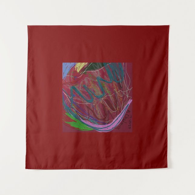 Abstract Love  Tapestry (Front)