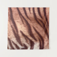Abstract low poly animal tiger fur pattern. Nature
