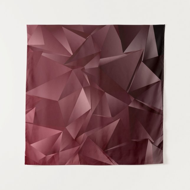 Abstract Low-Poly background. triangulated texture Tapestry (Front)