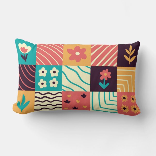 Abstract Lumbar Pillow (Front)