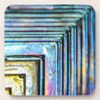 Abstract Macro Bismuth Mineral Coasters