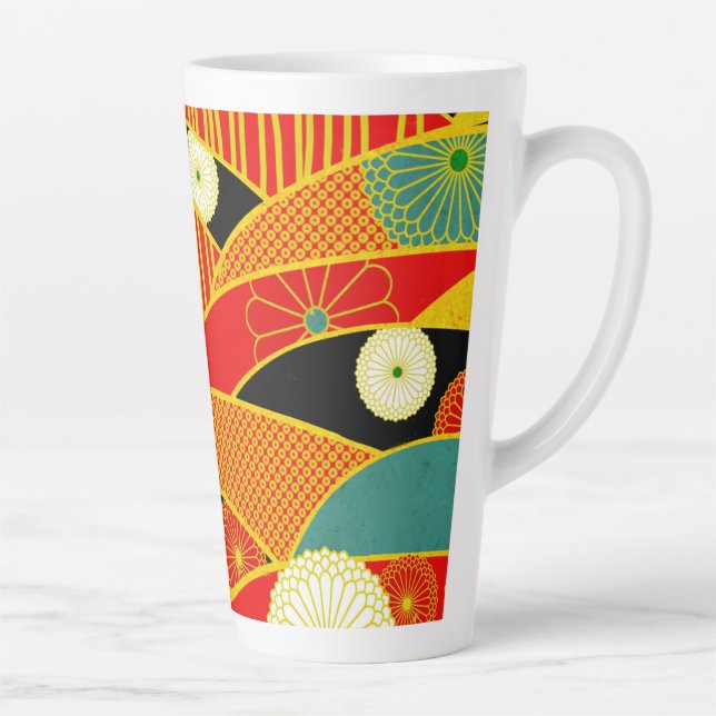 Abstract Magical Landscape  Latte Mug (Right)