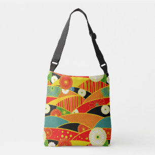 Abstract Magical Landscape Poster Crossbody Bag