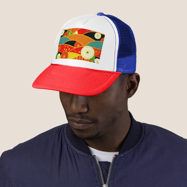 Abstract Magical Landscape Trucker Hat (In Situ)
