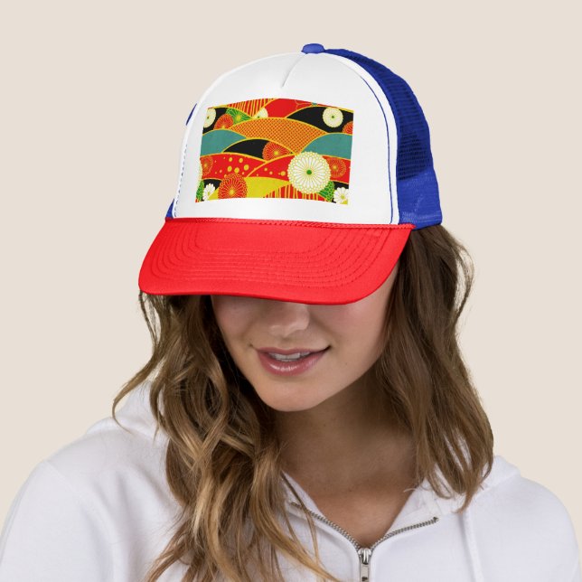 Abstract Magical Landscape Trucker Hat (In Situ)
