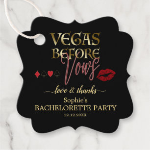 Abstract Malachite Gold White Cream Floral Wedding Favour Tags