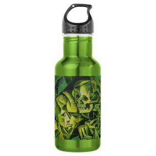 Abstract Man And Skeleton Geometric Art 532 Ml Water Bottle