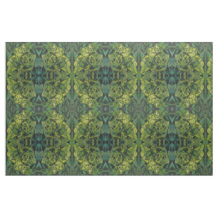 Abstract Man And Skeleton Geometric Art Fabric