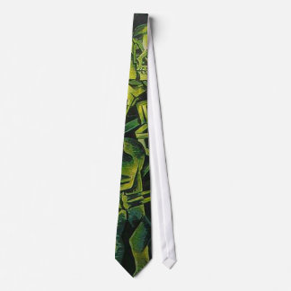 Abstract Man And Skeleton Geometric Art Tie