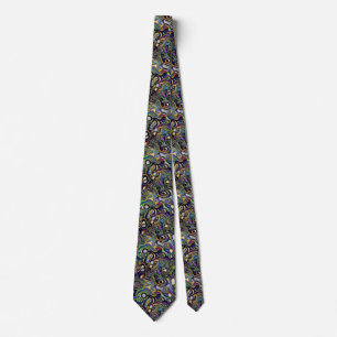 Abstract man portrait tie
