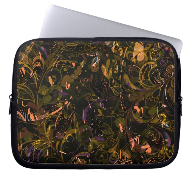 Abstract Mandala 5 Laptop Sleeve (Front)