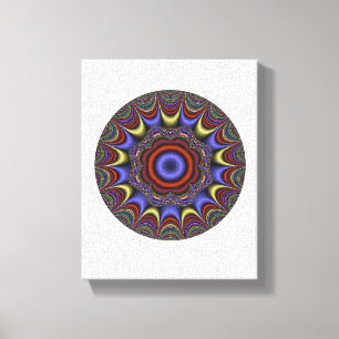 Abstract Mandala Canvas Print