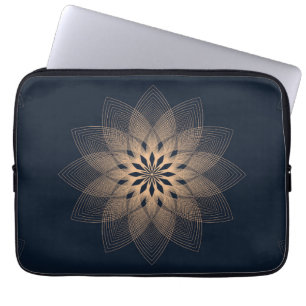 Abstract mandala find your peace laptop sleeve