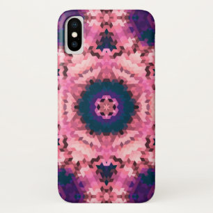 Abstract mandala kaleidoscope round circle shapes Case-Mate iPhone case