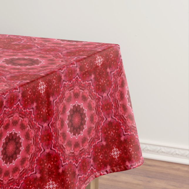 Abstract , mandala , kaleidoscope tablecloth (In Situ)