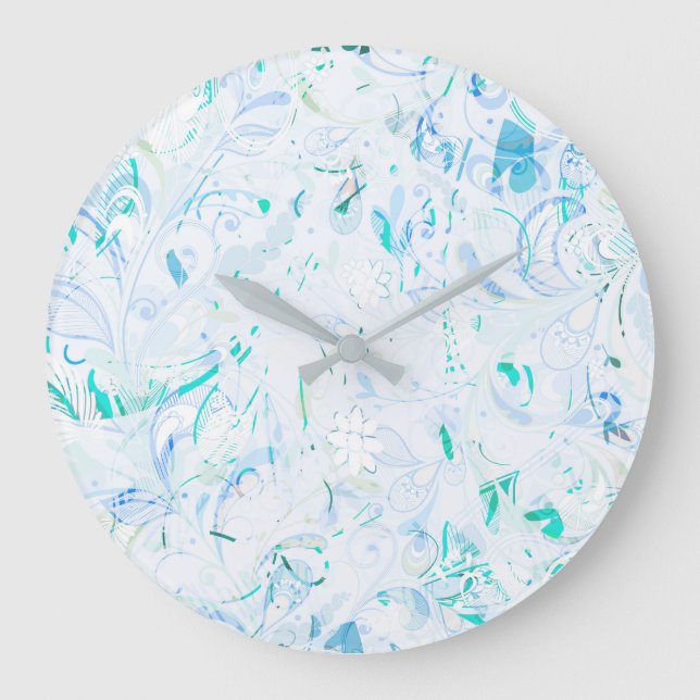Abstract Mandala Large Clock (Front)