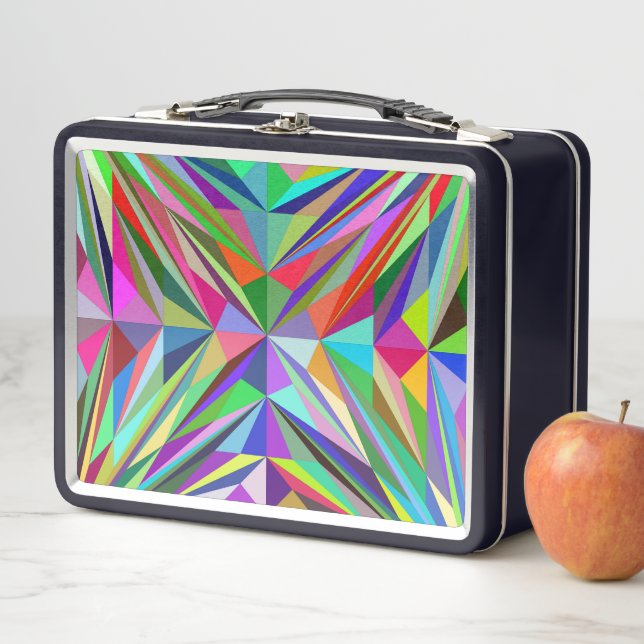 Abstract Mandala Metal Lunch Box (In Situ)