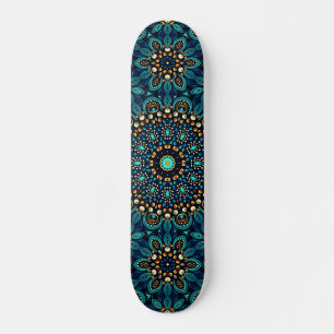 Abstract Mandala Street Art Skateboard