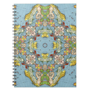 Abstract Map of Europe Notebook