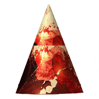 Abstract marble background. party hat