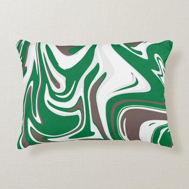 Abstract Marble Decorative Cushion (Front)