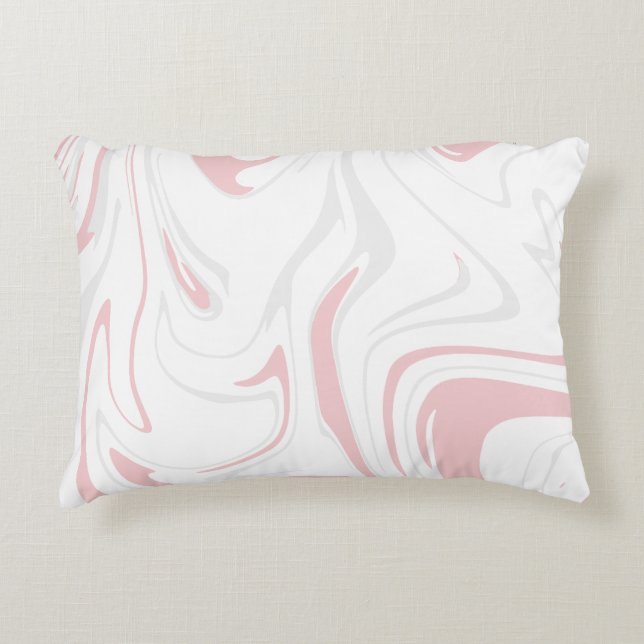 Abstract Marble Decorative Cushion (Front)