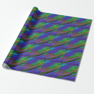 Abstract Marble illustration Colourful Cute    Wrapping Paper