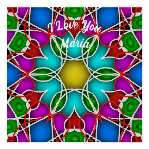 Abstract marble Liquified Colourful Glossy Poster