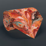 Abstract Marble Red Neck Tie<br><div class="desc">Unique ties quickly add texture, colour and flair to any outfit. When you buy them for yourself, personalisation puts on your unique stamp. They also make a thoughtful gift for anyone special in your life. Add your custom wording to this design by using the "Edit this design template" boxes on...</div>