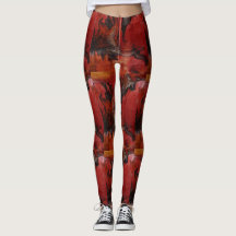 Abstract Marble Repeating Red Charcoal Pattern