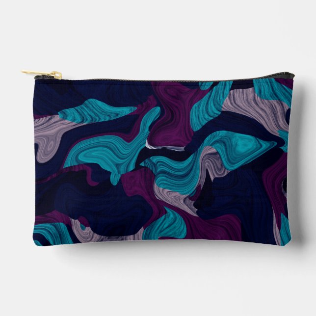 Abstract Marble Texture   Accessory Pouch (Front)