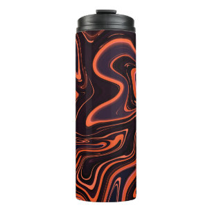 Abstract Marble Texture Background Thermal Tumbler
