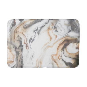 Abstract Marble Texture Nature    Bath Mat
