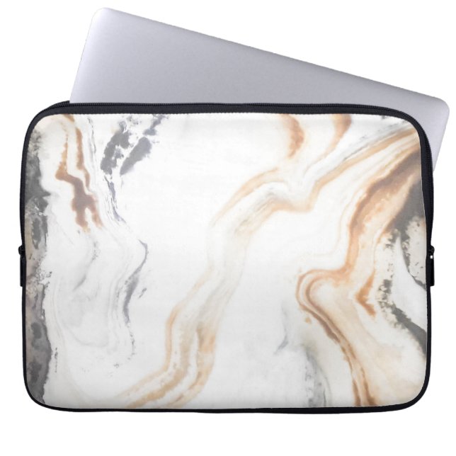 Abstract Marble Texture Nature  Laptop Sleeve (Front)