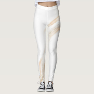 Abstract Marble Texture Nature Leggings