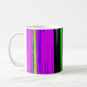 Abstract Mardi Gras Stripes Coffee Mug