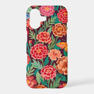 Abstract Marigold Butterflies Cut-Out iPhone Cases