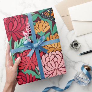 Abstract Matisse Butterfly Wrapping Paper