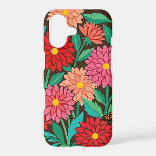Abstract Matisse Dahlias Butterflies iPhone Cases